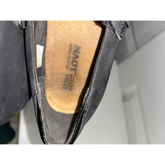 NAOT Women's Wedge Platform Mary Jane Shoes size 39/8.5 Genuine Leather - Picture 4 of 9